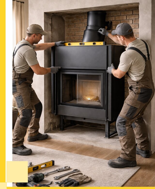 Установка каминных топок в Каспийске под ключ от 18326 р. | ЭриданКсп