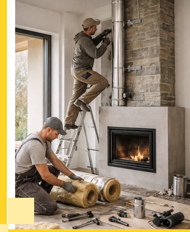 Монтаж дымоходов для каминов в Каспийске от 15272 р. ЭриданКсп