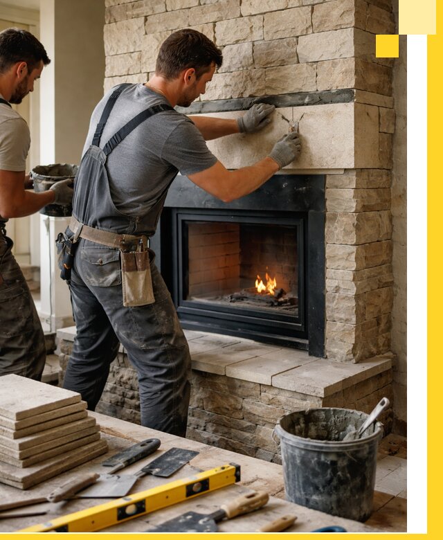 Проектирование и установка открытых каминов в Каспийске