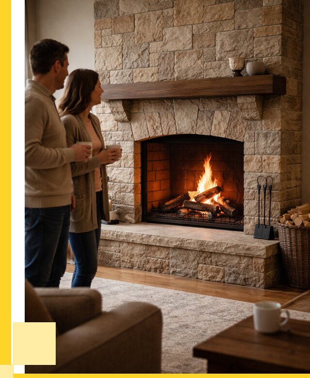 Каменные камины на заказ в Каспийске от 183258 р. | ЭриданКсп