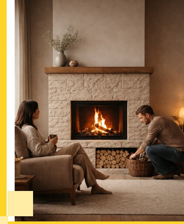 Камины для дома в Каспийске под ключ от 152715 р. | ЭриданКсп