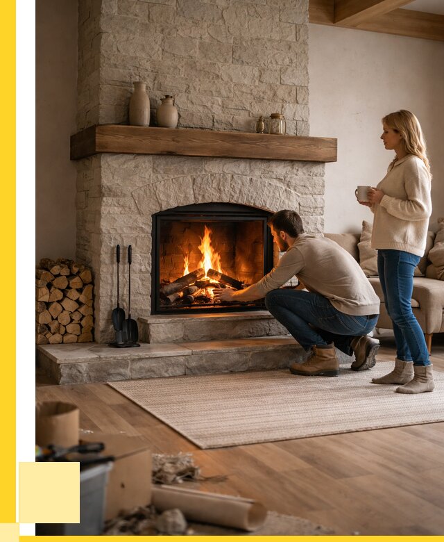 Камины для загородного дома в Каспийске от 356335 р., ЭриданКсп