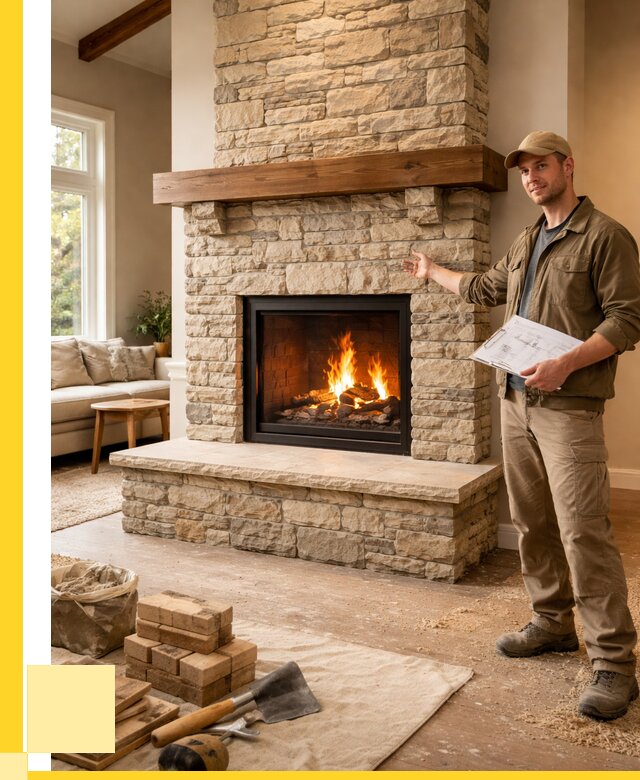 Камины под ключ в Каспийске от 183258 р. | ЭриданКсп — установка