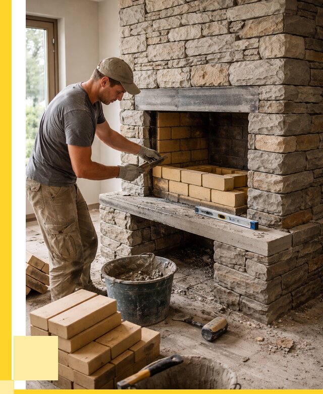 Кладка каминов и камина в Каспийске от 25453 р. ЭриданКсп