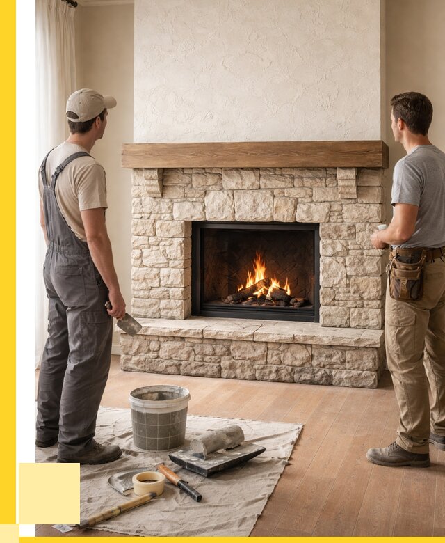 Отделка каминов в Каспийске от 6618 р. под ключ | ЭриданКсп