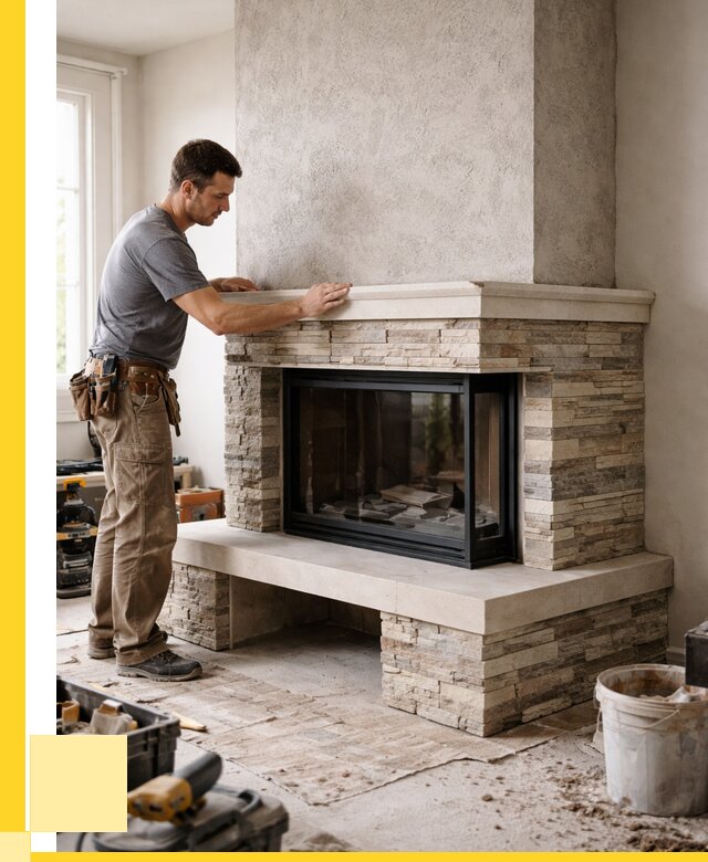 Изготовление каминов под ключ в Каспийске от 152715 р. | ЭриданКсп