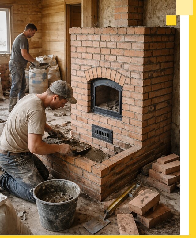 Профессиональное строительство печей в Каспийске под ключ