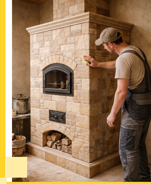 Облицовка печей в Каспийске от 4581 р. под ключ | ЭриданКсп