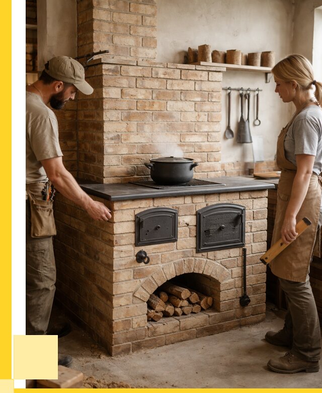 Варочно отопительные печи в Каспийске от 91629 р. | ЭриданКсп