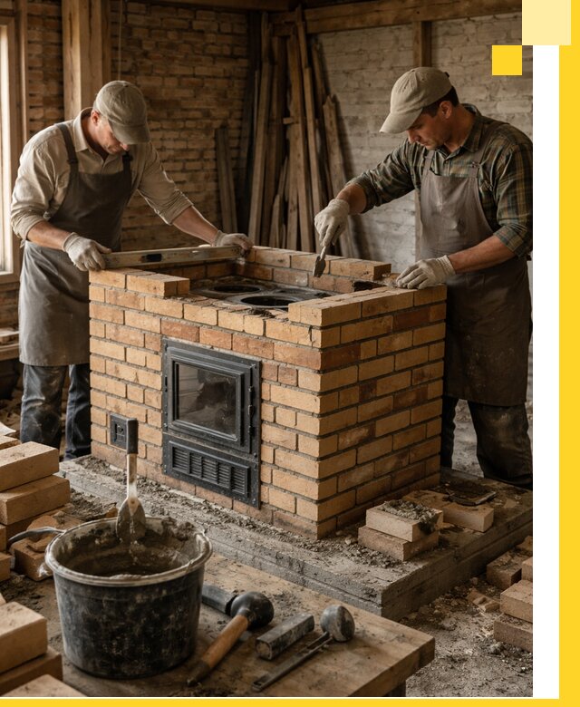 Изготовление и установка варочных печей под ключ в Каспийске