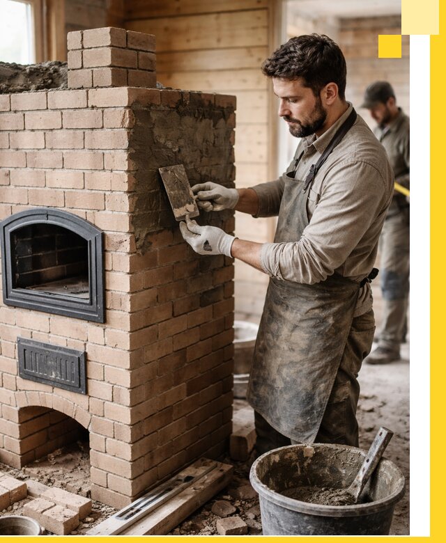 Изготовление и установка печей-шведок под ключ в Каспийске