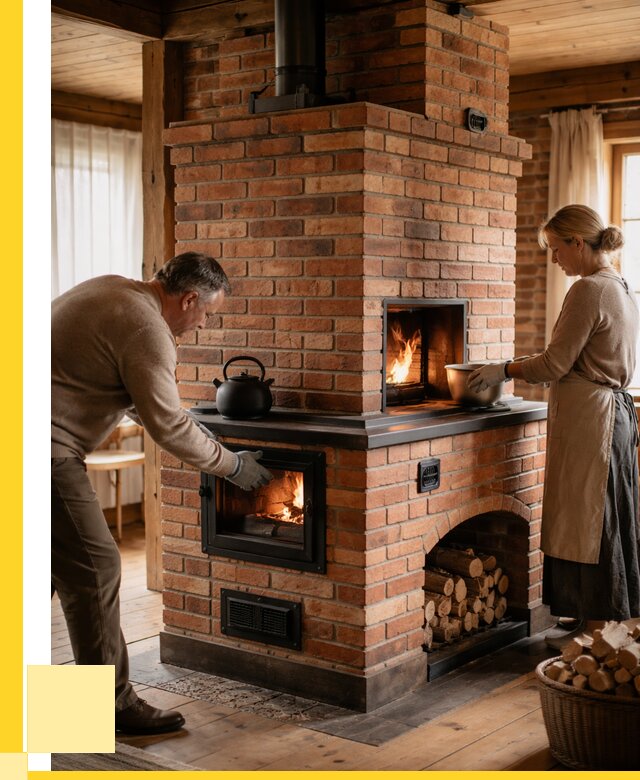 Печи для загородного дома под ключ в Каспийске от 81448 р. | ЭриданКсп