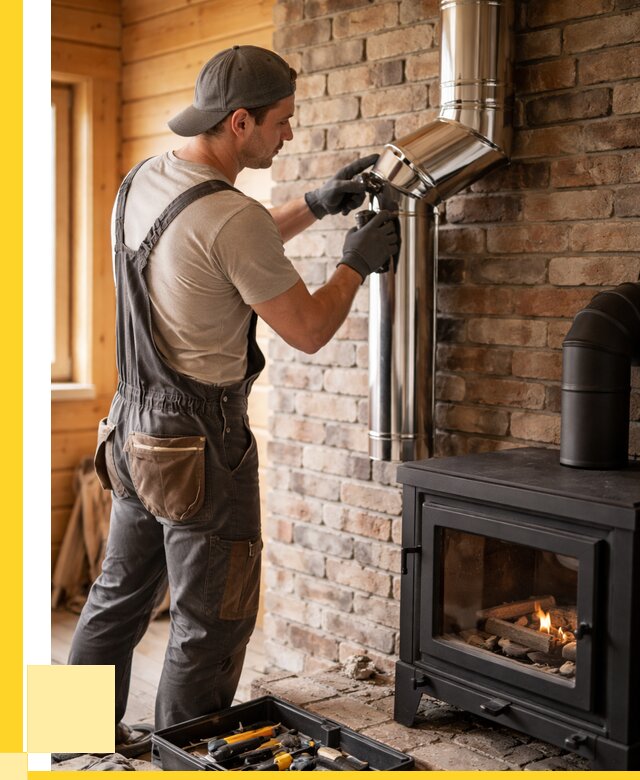 Монтаж дымоходов для печей в Каспийске от 7636 р. | ЭриданКсп