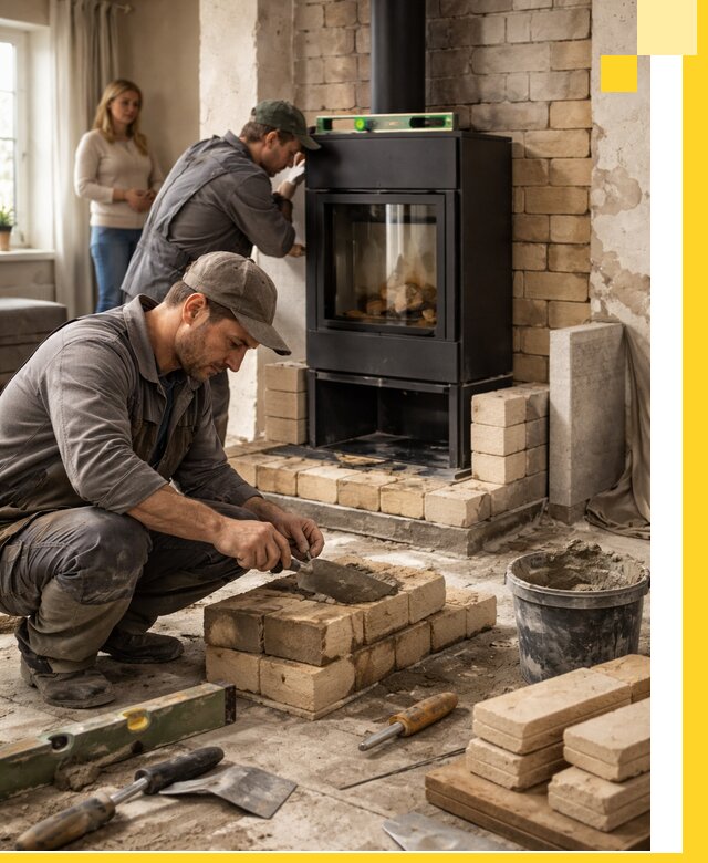 Печи и камины под ключ: проект, установка в Каспийске