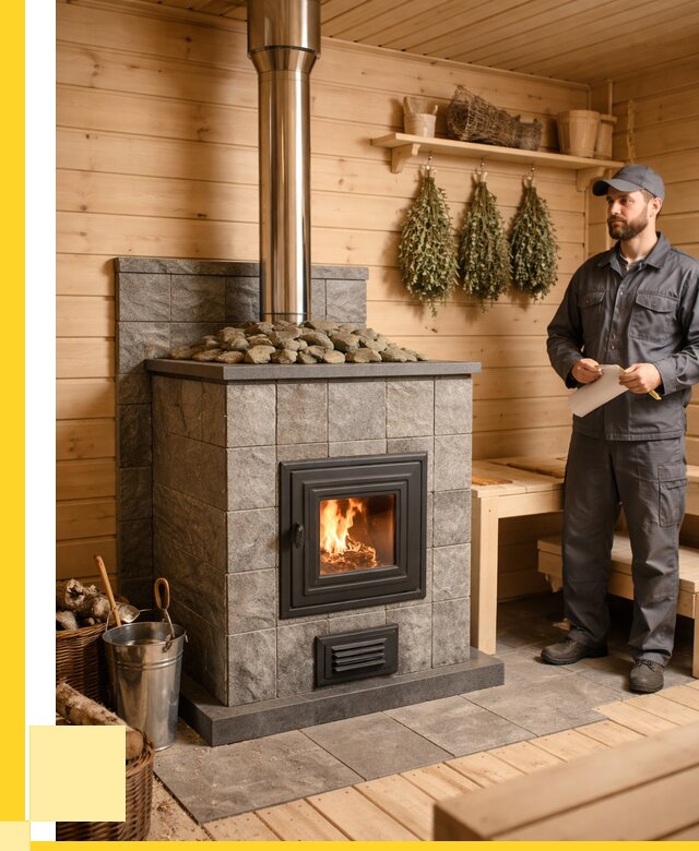 Печи для бани под ключ в Каспийске от 122172 р. | ЭриданКсп