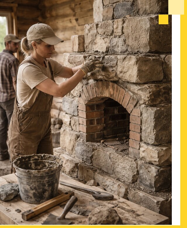 Каменные печи на заказ и монтаж в Каспийске, долговечные решения