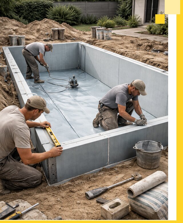 Профессиональный монтаж бассейнов под ключ в Каспийске с гарантией