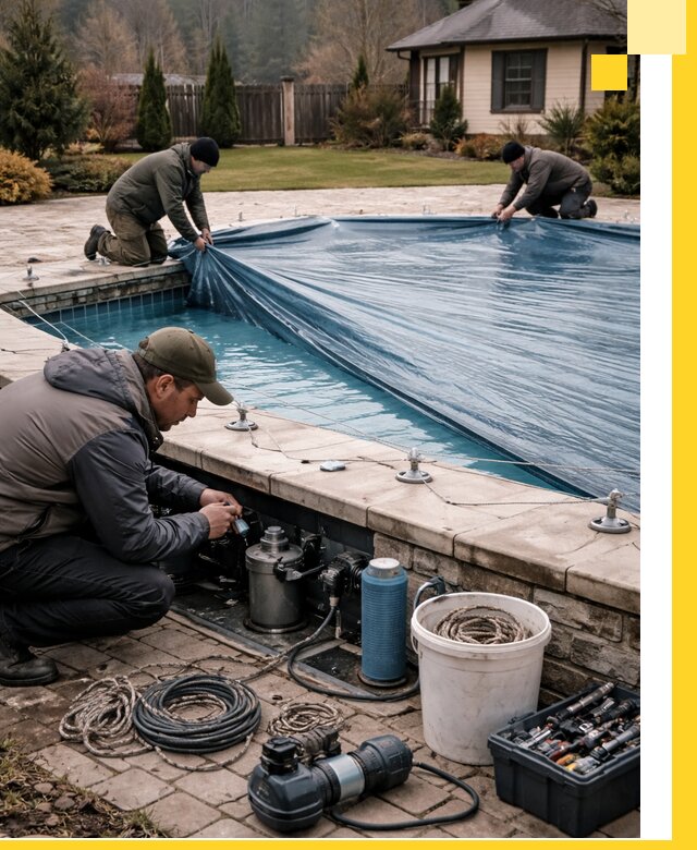 Консервация бассейнов в Каспийске: подготовка к длительному хранению