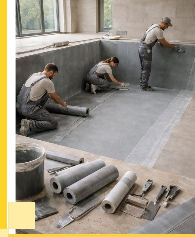 Гидроизоляция бассейнов в Каспийске от 2036 р., ЭриданКсп