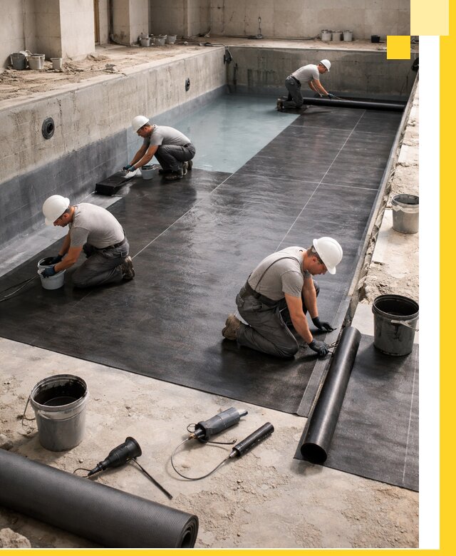 Профессиональная гидроизоляция бассейнов и чаш в Каспийске под ключ