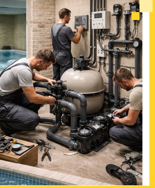 Комплексное оборудование для бассейнов под ключ в Каспийске