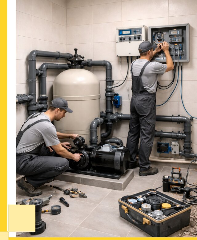 Монтаж оборудования для бассейнов в Каспийске от 40724 р. | ЭриданКсп