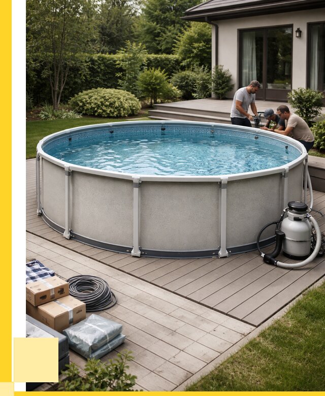 Купить каркасные бассейны в Каспийске от 45815 р. | ЭриданКсп