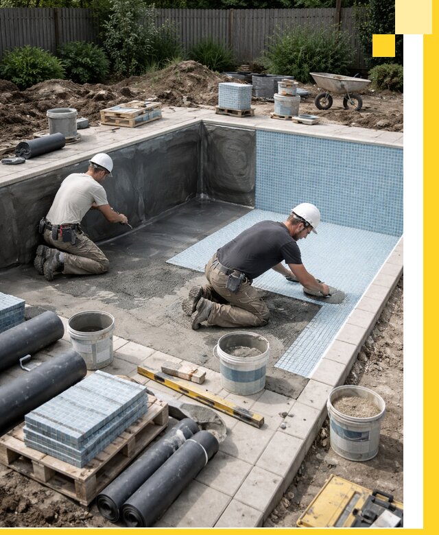 Проектирование и строительство стационарных бассейнов в Каспийске