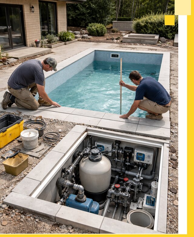 Строительство качественных домашних бассейнов под ключ в Каспийске