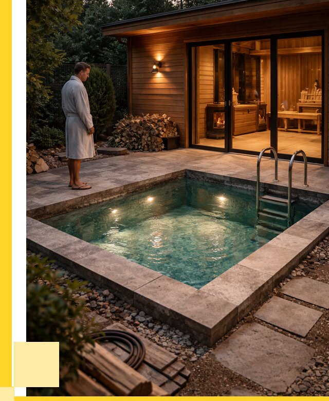 Бани с бассейном под ключ в Каспийске от 96720 р. | ЭриданКсп