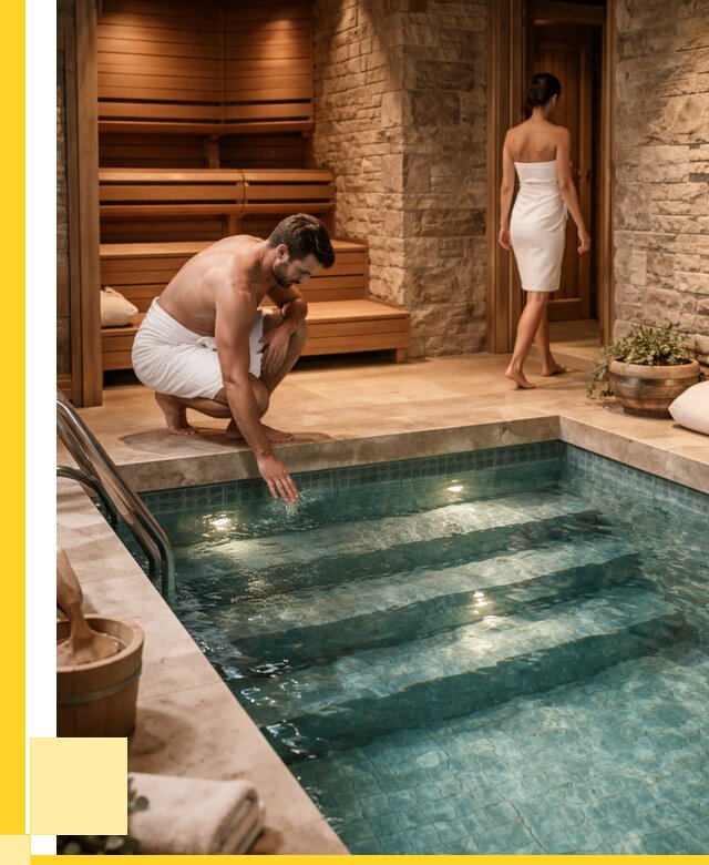 Сауна с бассейном под ключ в Каспийске от 122172 р., ЭриданКсп