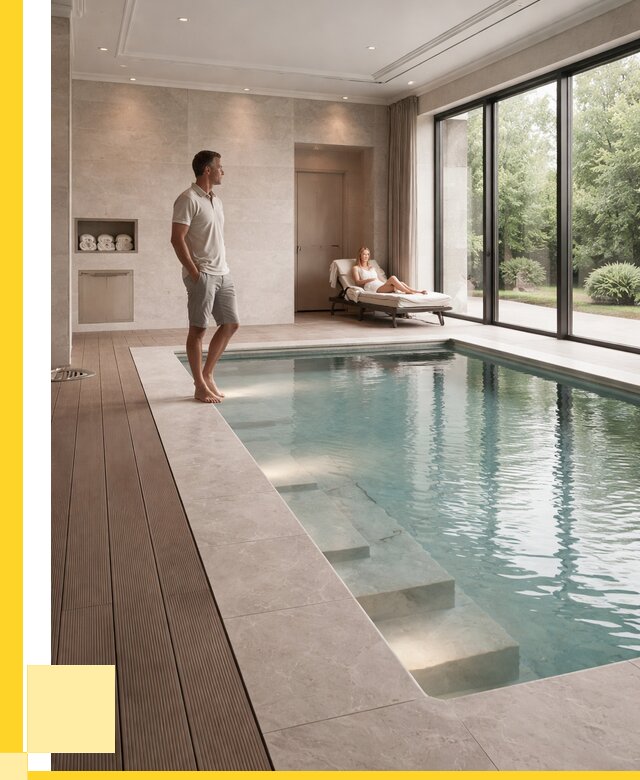 Бассейны в коттедже под ключ в Каспийске от 1221720 р. | ЭриданКсп