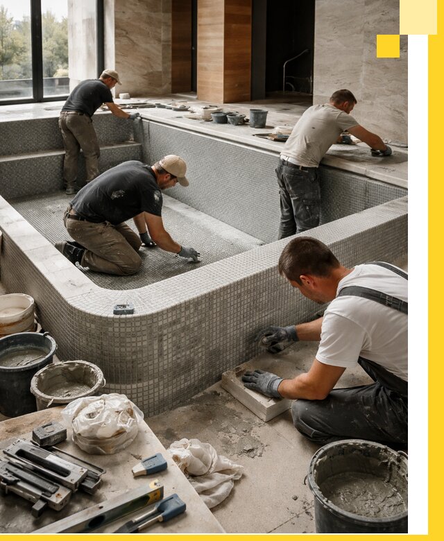 Строительство и установка СПА бассейнов под ключ в Каспийске