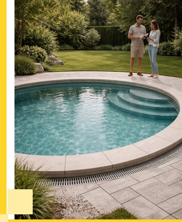 Круглые каркасные бассейны купить в Каспийске от 254525 р. | ЭриданКсп