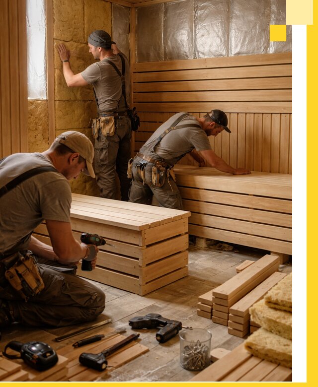 Профессиональное строительство саун под ключ в Каспийске