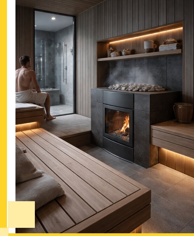 Проект сауны в частном доме в Каспийске от 35634 р. | ЭриданКсп