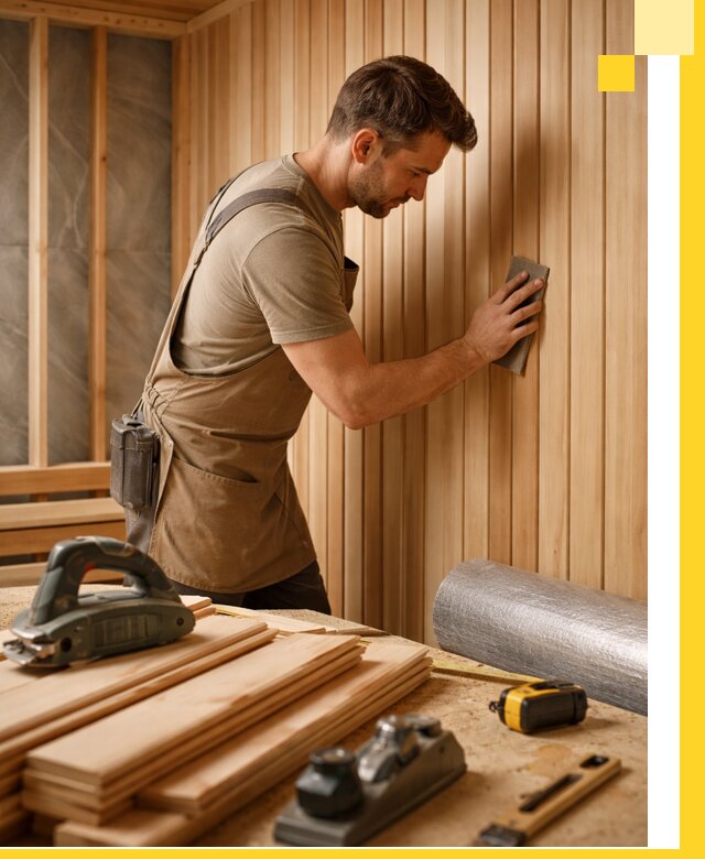 Профессиональная отделка саун и парных под ключ в Каспийске