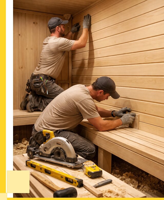 Обшивка саун вагонкой в Каспийске от 2545 р. | ЭриданКсп