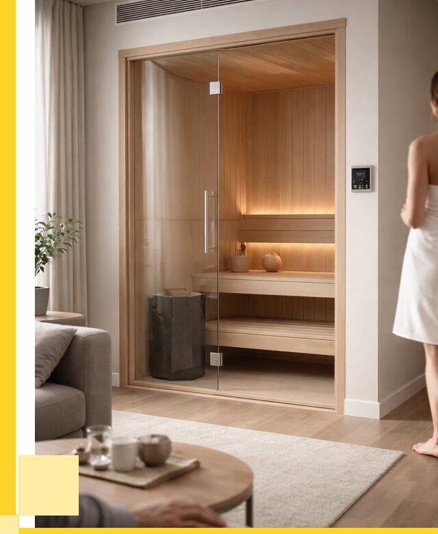 Сауна в квартире под ключ в Каспийске от 122172 р. ЭриданКсп