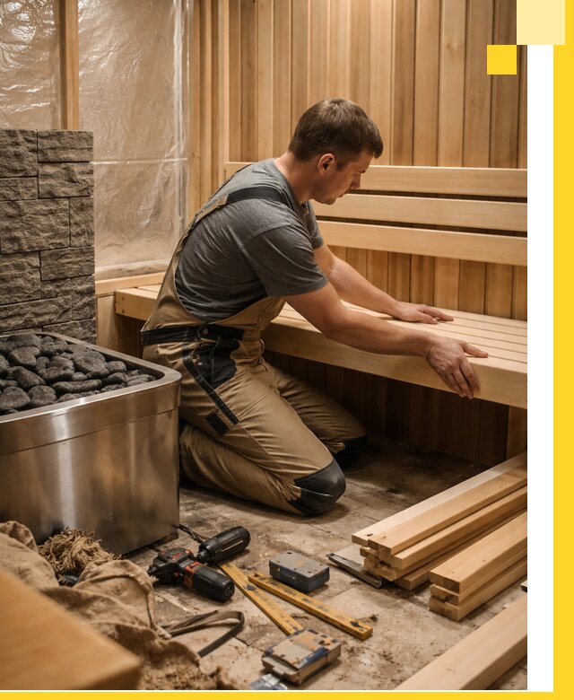 Сауны для дома под ключ с проектированием и монтажом в Каспийске