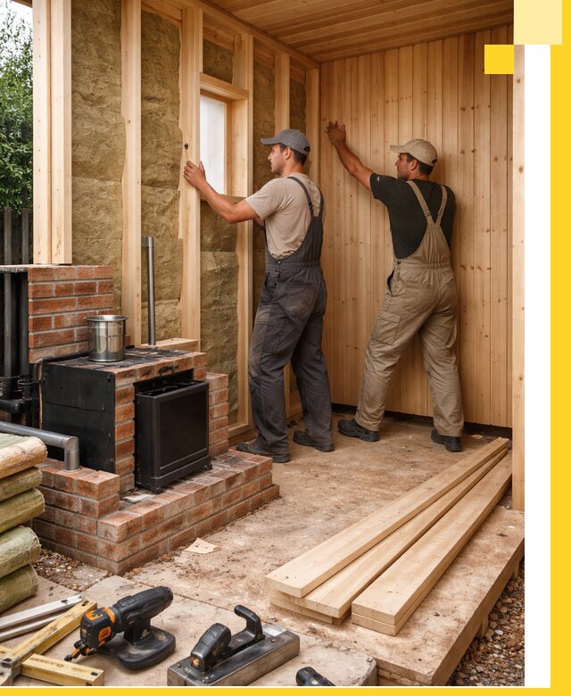 Строительство и установка дачных саун под ключ в Каспийске