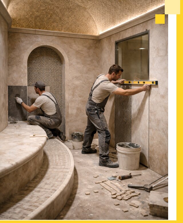 Проектирование и строительство саун с хамамом под ключ в Каспийске