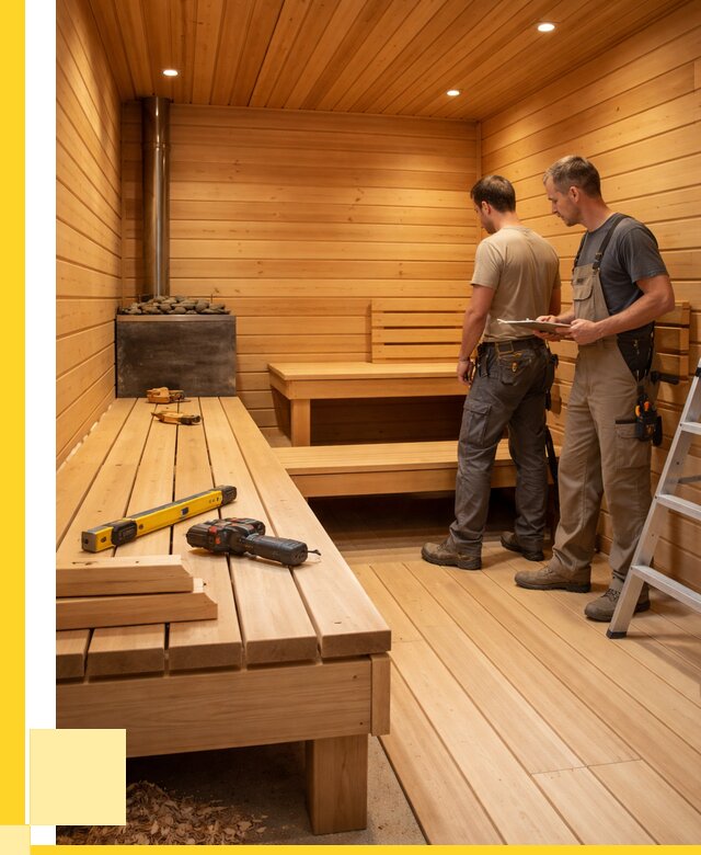 Отделка бань и саун в Каспийске по цене от 4581 р. | ЭриданКсп