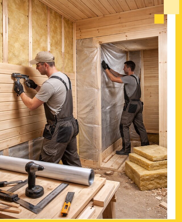 Бани под ключ в Каспийске с проектом и полным монтажом