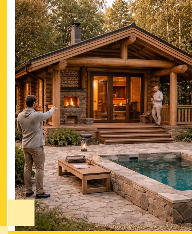 Проекты бань и хамам в Каспийске от 25453 р. | ЭриданКсп