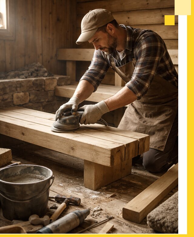 Ремонт бань под ключ в Каспийске с гарантией качества и сроков