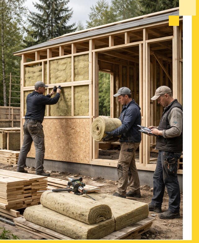 Проектирование и строительство каркасных бань в Каспийске под ключ