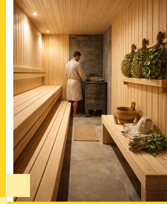 Отделка парной под ключ в Каспийске от 356335 р. | ЭриданКсп