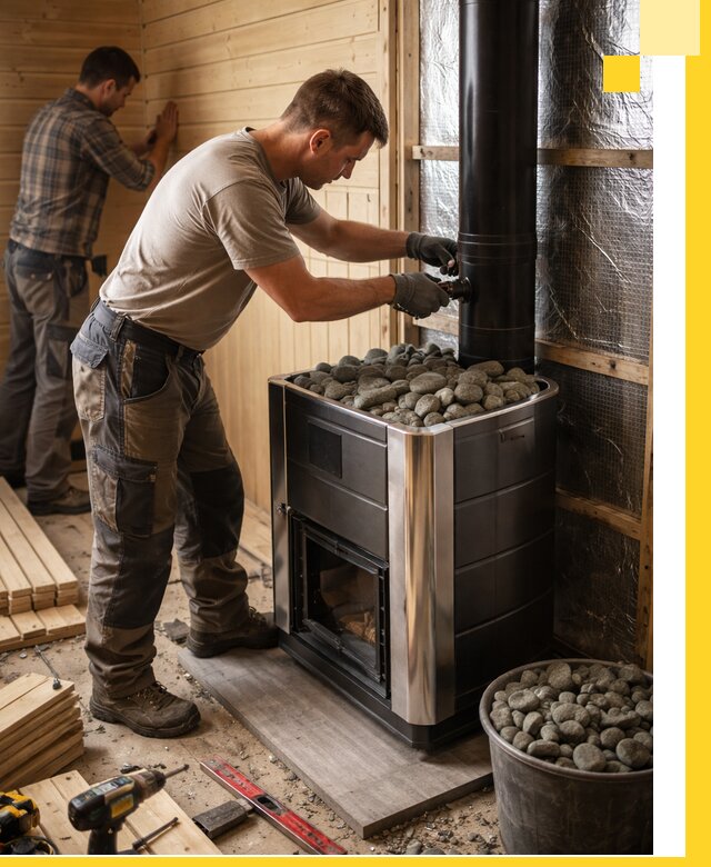 Проектирование и строительство парилок для бани в Каспийске под ключ