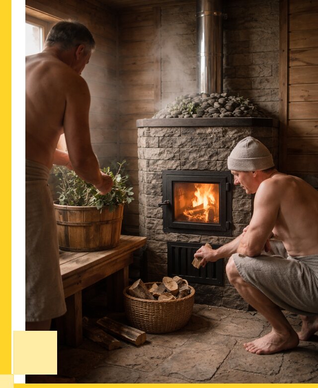 Банные печи под ключ в Каспийске от 45815 р. | ЭриданКсп кирпичная